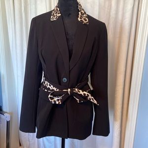 Beautiful Day-to-Night Tie-Belt Blazer